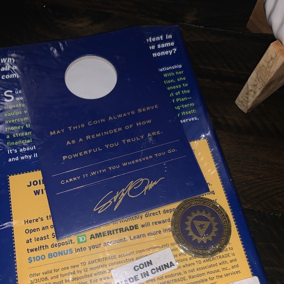 NEW & SEALED SUZE ORMAN OWNING THE POWER TO CONTROL YOUR DESTINY BOOK - Picture 3 of 3